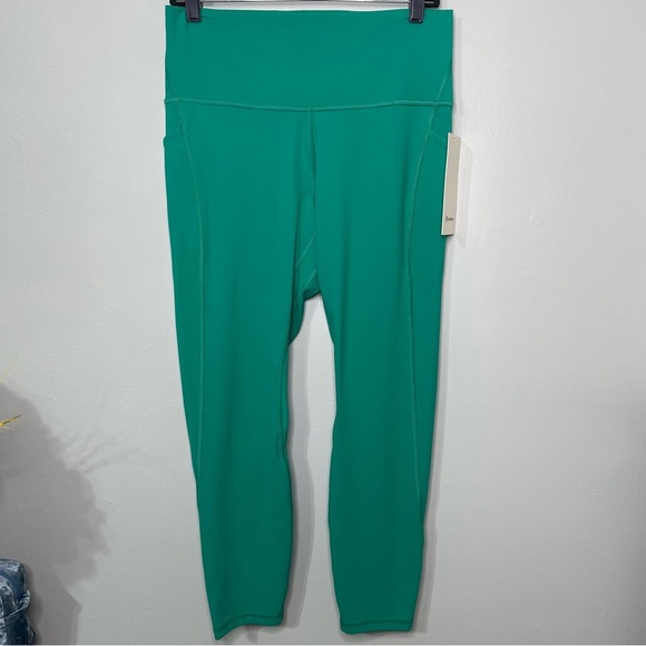 Lululemon Align High Rise Pants Leggings with Pockets Kelly Green 12 14 Nwt - Picture 4 of 9